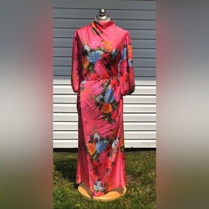 ASOS Design - Long Sleeve Floral Maxi Dress - Size US 10